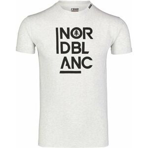 Pánské bavlněné triko Nordblanc OBEDIENT šedé NBSMT7258_SSM