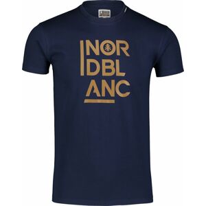 Pánské bavlněné triko Nordblanc OBEDIENT modré NBSMT7258_TEM