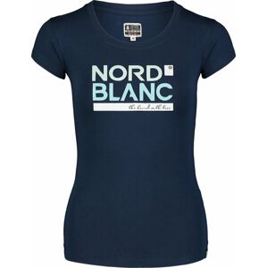 Dámské bavlněné tričko NORDBLANC Ynud modrá NBSLT7387_MOB