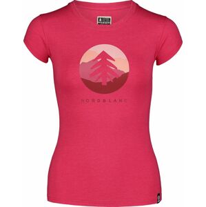 Dámské bavlněné tričko NORDBLANC Suntre růžová NBSLT7388_RZO