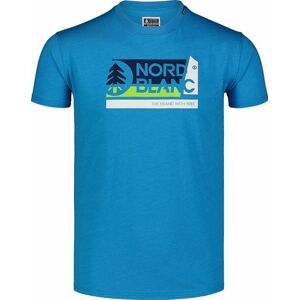 Pánské bavlněné triko Nordblanc WALLON modré NBSMT7391_AZR