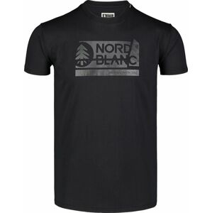 Pánské bavlněné triko Nordblanc WALLON černé NBSMT7391_CRN