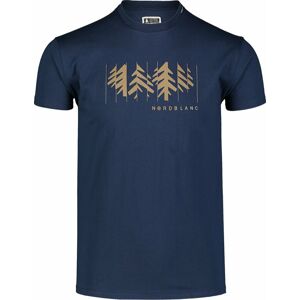Pánské bavlněné triko Nordblanc DECONSTRUCTED modré NBSMT7398_MOB