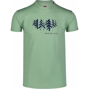 Pánské bavlněné triko Nordblanc DECONSTRUCTED zelené NBSMT7398_PAZ