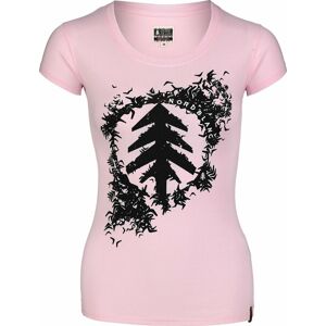 Dámské bavlněné tričko NORDBLANC Flock růžová NBSLT7401_RUT
