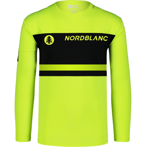 Pánské funkční cyklo tričko Nordblanc Solitude žluté NBSMF7429_BPZ