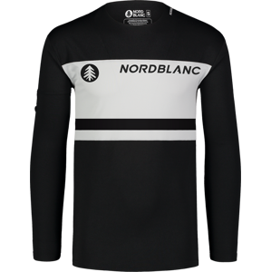 Pánské funkční cyklo tričko Nordblanc Solitude černé NBSMF7429_CRN