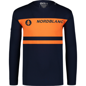 Pánské funkční cyklo tričko Nordblanc Solitude modré NBSMF7429_MOB