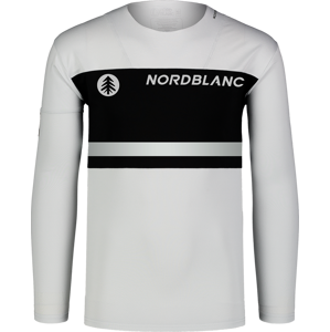 Pánské funkční cyklo tričko Nordblanc Solitude šedé NBSMF7429_SVS