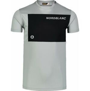 Pánské fitness tričko Nordblanc Grow šedé NBSMF7460_SSM