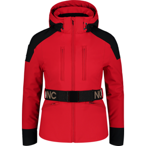 Dámská softshellová lyžařská bunda Nordblanc Belted červená NBWJL7527_CVA