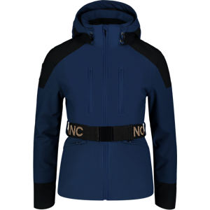 Dámská softshellová lyžařská bunda Nordblanc Belted modrá NBWJL7527_MHZ