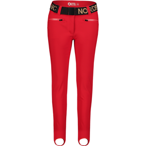 Dámské softshellové lyžařské kalhoty Nordblanc Skintight červené NBFPL7562_CVA
