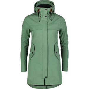 Dámský jarní softshellový kabát Nordblanc Wrapped zelený NBSSL7612_PAZ