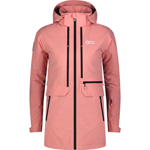 Růžová dámská lyžařská bunda NordBlanc SLEET NBWJL7746_DAR