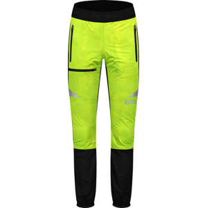 Pánské lehké nepromokavé softshellové kalhoty Nordblanc HARDPACK žluté NBWPM7777_BPZ