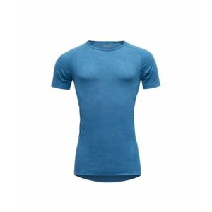Pánské prodyšné běžecké vlněné triko Devold running GO 293 210 B 291A modrá