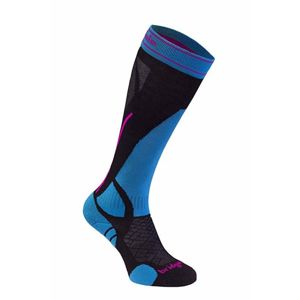 Ponožky Bridgedale Ski Lightweight Women's black/blue/007