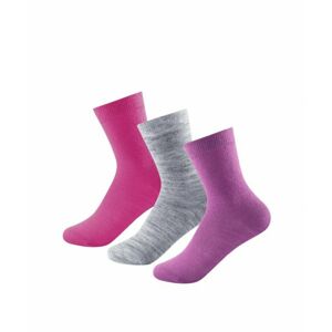 Ponožky Devold DAILY LIGHT KID SOCK 3 pack SC 592 023 A 181A S (31-34)