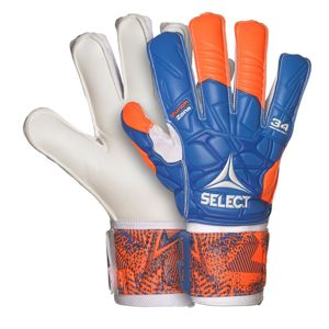 Brankářské rukavice Select GK gloves 34 Protection Flat cut oranžovo modrá