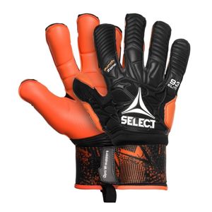 Brankářské rukavice Select GK gloves 93 Elite Hyla cut černo oranžová