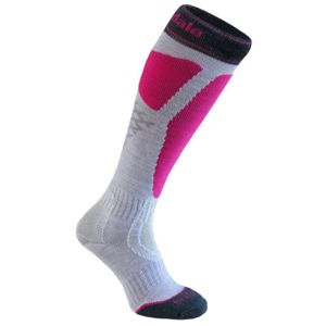 Ponožky Bridgedale Alpine Tour Women's 044 lt. grey/pink S (3-4,5) UK