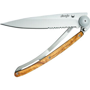 Kapesní nůž Deejo 1CB505 Serration 37g, Titan, Coralwood