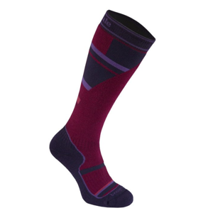 Ponožky BRIDGEDALE Mountain Junior 069 Berry/Raspberry XL (9-10 UK)