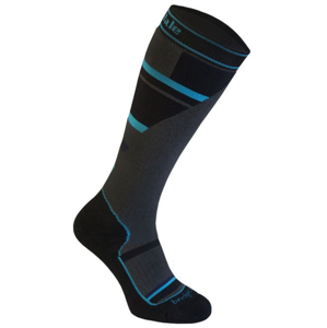 Ponožky BRIDGEDALE Mountain Junior Grey/Blue 804 L (7-8,5) UK