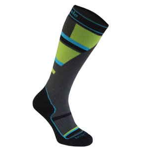 Ponožky BRIDGEDALE Mountain Junior Grey/Green 068 L (7-8,5) UK
