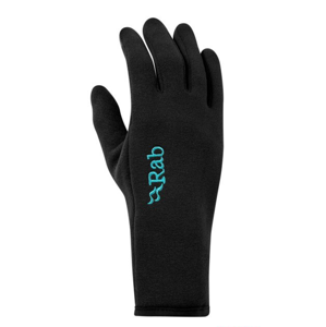 Rukavice Rab Power Stretch Contact Glove Women's black/BL L
