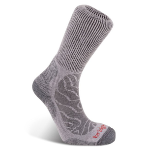 Ponožky Bridgedale Hike Lightweight Merino Comfort Boot grey/806 M (6-8,5) UK