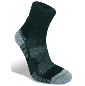 Ponožky Bridgedale Hike Lightweight Merino Performance Ankle black/silver/822 XL (12-14,5) UK