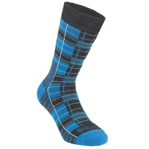 Ponožky Bridgedale Hike Lightweight Merino Performance Boot blue/dark grey/122 L (7-8,5)