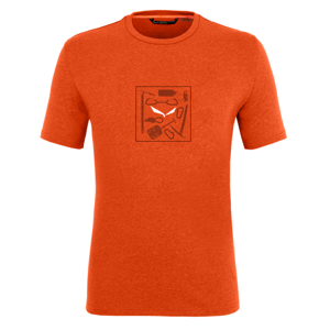 Pánské tričko Salewa Pure Box Dry 28378-4156 red orange