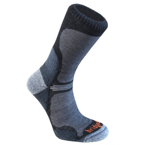Ponožky Bridgedale Hike Ultra Light T2 Merino Performance Boot black/845 L (9-11,5) UK