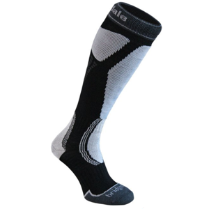 Ponožky Bridgedale Ski Easy On black/light grey/035 L (9-11,5) UK