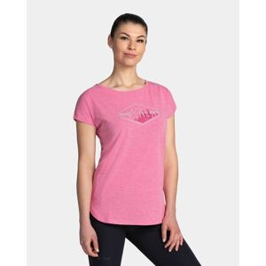 Dámské bavlněné tričko Kilpi NELLIM-W Růžová