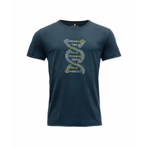Pánské tričko s krátkým rukávem Devold DNA GO 180 280 D 287A modrá