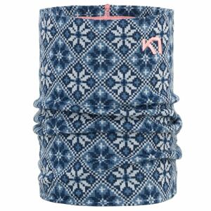 Dámský multifukční šátek Kari Traa Rose Tube Merino modrý 611226-Sail
