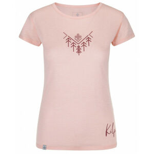 Dámské outdoorové tričko GAROVE-W světle růžové