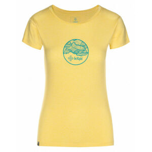 Dámské lehké tričko Kilpi GUILIN-W žluté