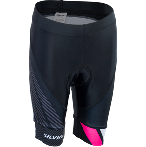Dětské cyklistické kalhoty Silvini Team CP1436 black/pink