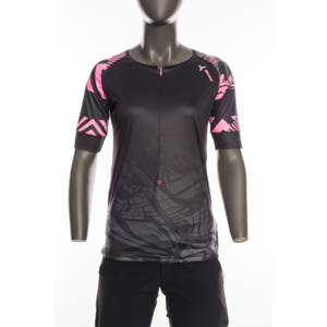 Dámský MTB dres Silvini Stabina WD1432 black-pink