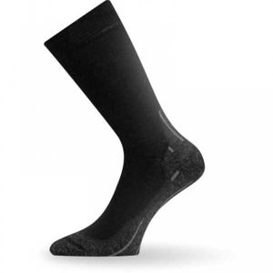 Ponožky Lasting WHI 909 černé vlněné S (34-37)