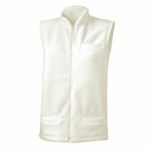 Dámská fleecová vesta Lasting NEMO-0101 bílá