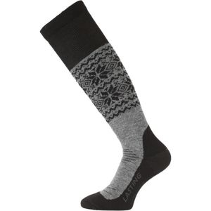 Ponožky Lasting SWB 800 šedé XL (46-49)