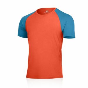 Pánské merino triko Lasting CALVIN-2151 oranžové