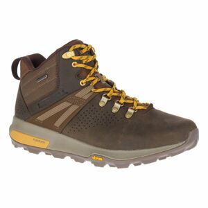 Pánské outdoorové boty Merrell Zion Peak Mid WTPF seal brown