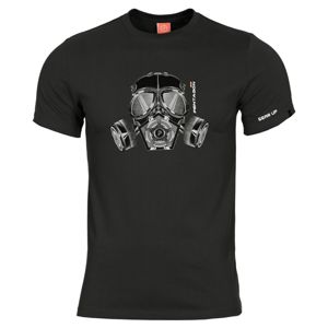 Pánské tričko PENTAGON® Gas mask černé XL